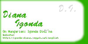 diana igonda business card